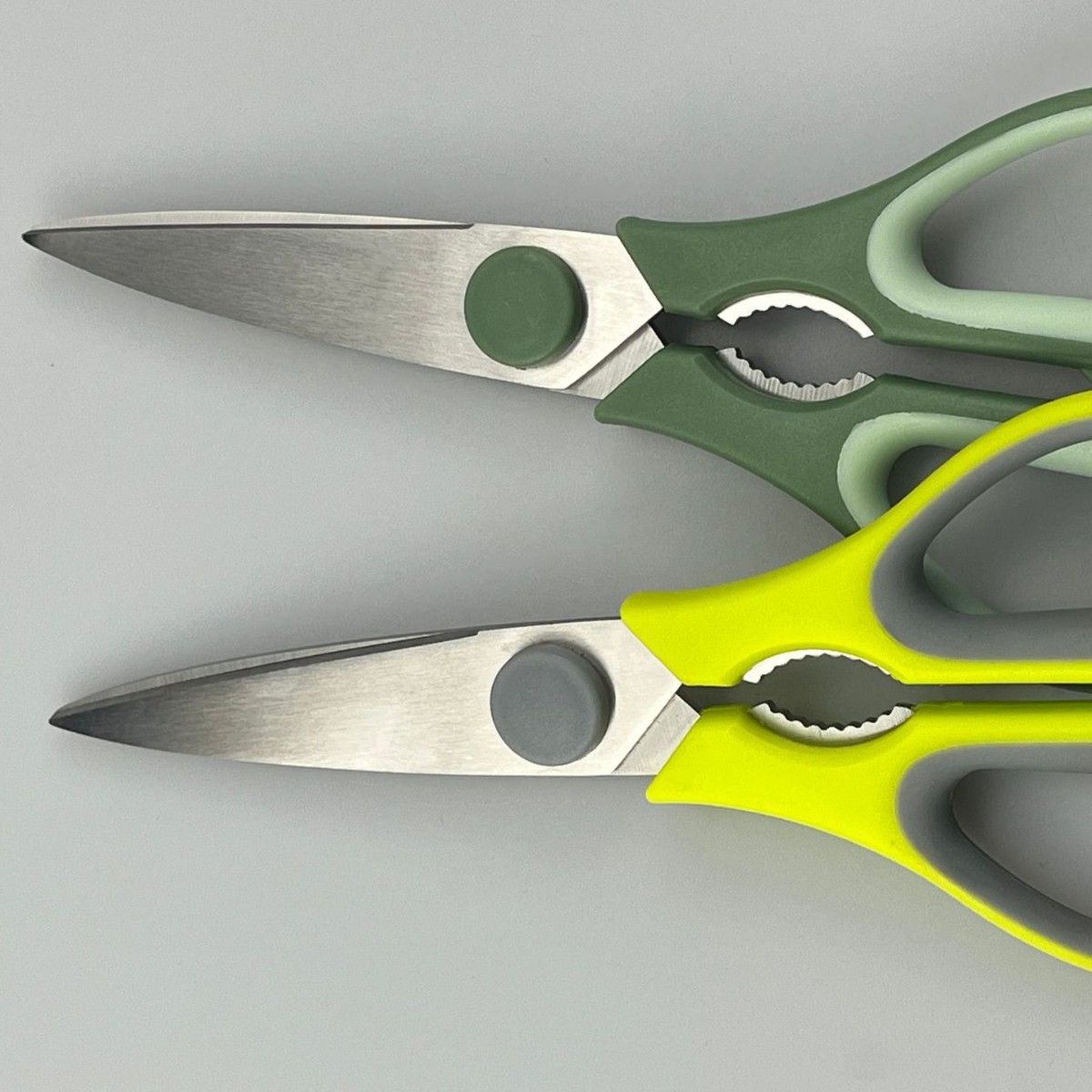 高颜值黄色手柄剪刀 金属刀刃 防滑设计 办公家用裁剪无剪套