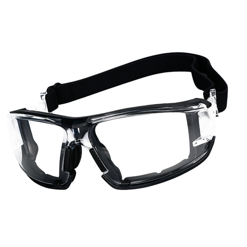 Zhi An Kang Y-1501 large red frame transparent lens anti-fog anti-impact labor protection goggles anti-sand dust-proof