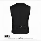 Suit Vest Men's Suit Vest Men's Slim-fit Casual Business Thin Vest Large Size Work Clothing Formalight Horse