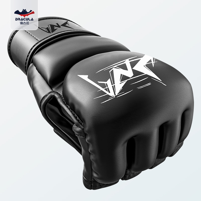 Dracula Half-Finger Gloves, MMA Fighting, Mixed Martial Arts, Sanda, Adult Men's and Women's Fighting, Punching Bag, Boxing Gloves