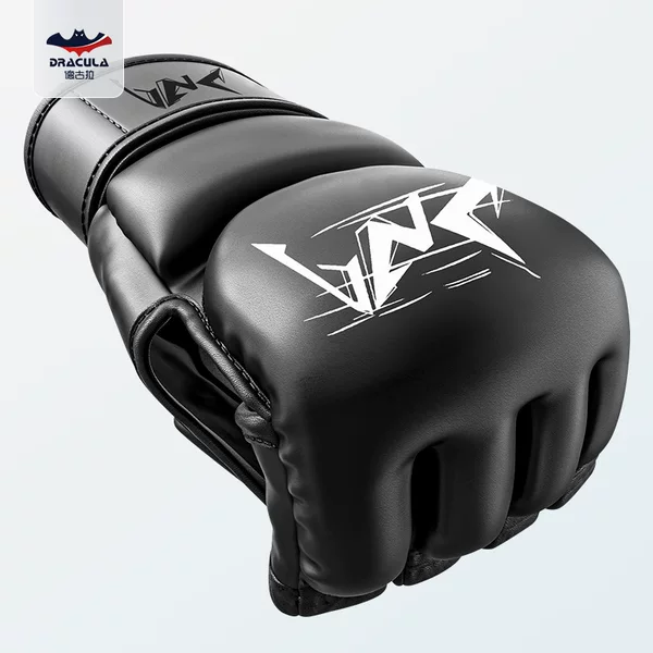 Dracula Half-Finger Gloves, MMA Fighting, Mixed Martial Arts, Sanda, Adult Men's and Women's Fighting, Punching Bag, Boxing Gloves