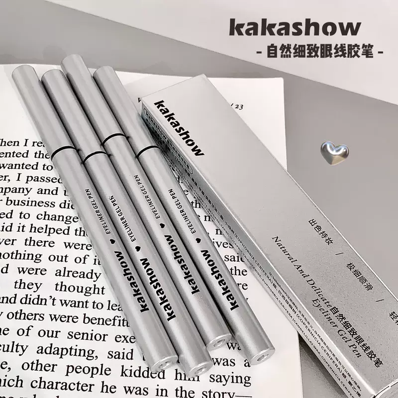 kakashow Шелковистый карандаш для глаз, длительный эффект, без размазывания