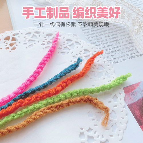 Pet Classification Identification Collar Newborn Puppy and Cat Identity Marking Rope Dog and Cat Newborn Knitted Cat Collar