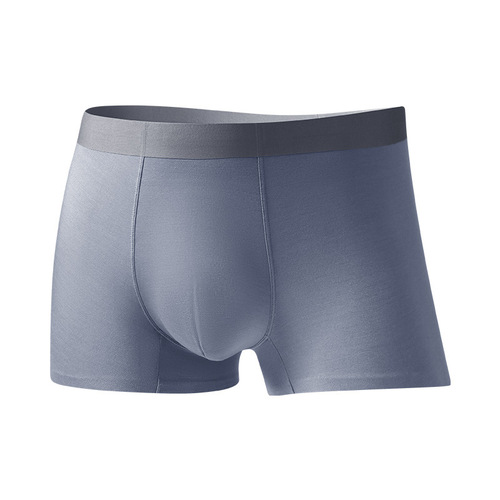 50 pairs of modal men's invisible flat-bottom pants, breathable, antibacterial, quick-drying, plus-size four-corner shorts for wholesale