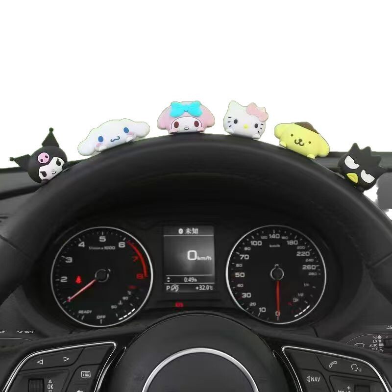 車の中央制御画面ハローキティハローキティ装飾品漫画装飾かわいい車のインテリアペンダント装飾コンプリートセット|undefined