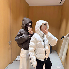 现货2025冬季alo连帽羽绒服女肯豆外套加厚个性百搭防寒保暖棉服