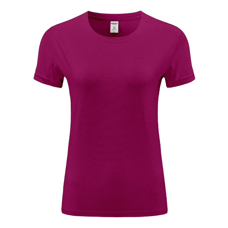 Transfronterizos de verano camisas de hielo mujeres adelgazamiento de mangas cortas yoga fitness ropa de carrera profesional al aire libre ropa de secado rápido