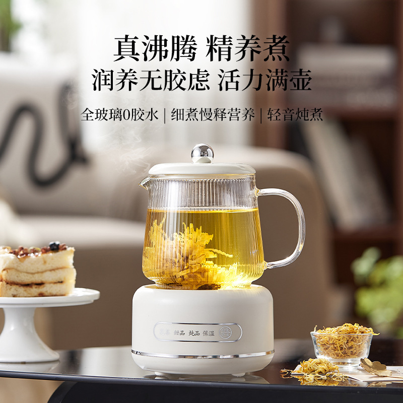 养生壶高硼硅玻璃养生杯带盖多功能一人办公室迷你家用智能烧水壶|undefined