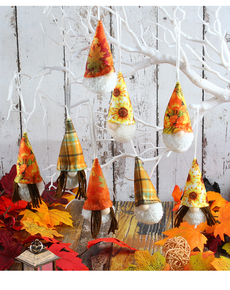 Fashion Harvest Festival Hanging Pieces Autumn Cute Thanksgiving Decorations display picture 3