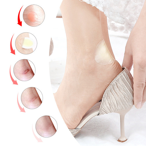 Women's high heels gel heel stickers anti-wear foot stickers half size pad heel stickers heel stickers shoe stickers