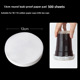 13cm round leak-proof paper pad 500 sheets