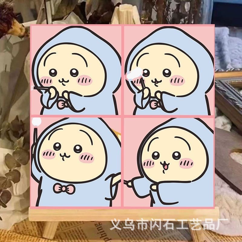 diy数字油画儿童卡通动漫填色手工画填充涂色治愈装饰画厂家批货|undefined