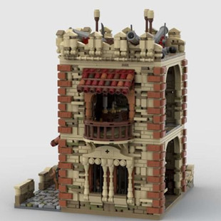 Moc-156582 Modular Building: Pirate Theme Series Island Model 2704 Particle Number