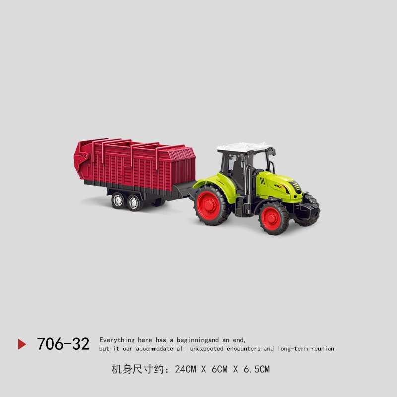 Сельскохозяйственный инерционный трактор ударопрочная модель toy car оптовый