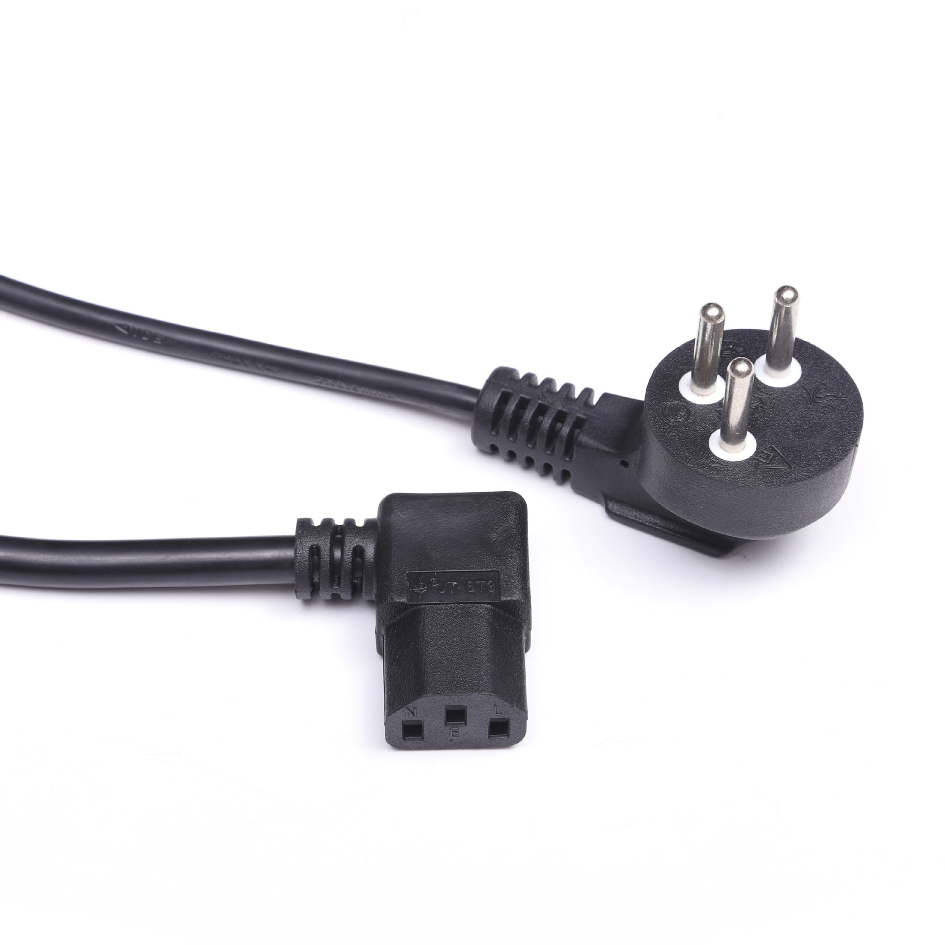 以色列插头电源线 以色列电源线 以色列三级插头带C13 以色列认证