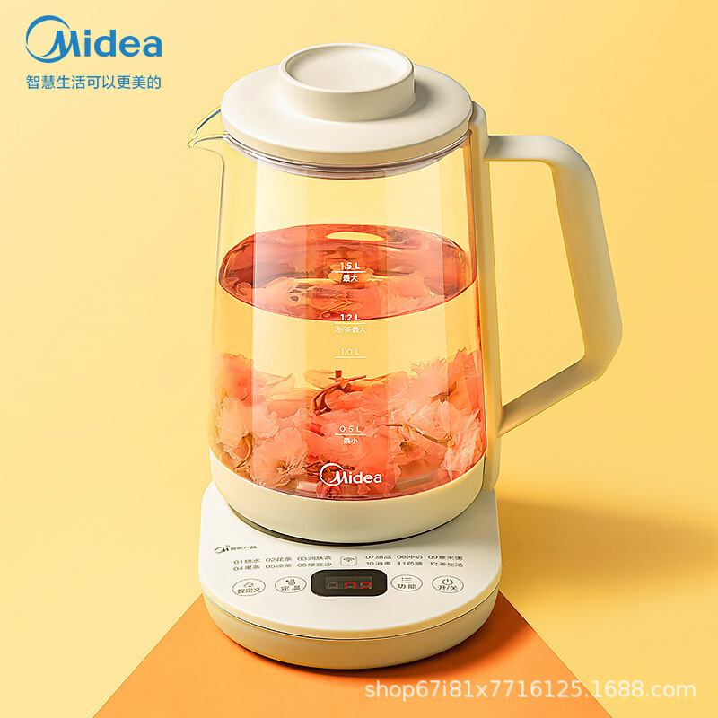 Midea Intelligent Health Preservation Kettle Electric Kettle Kettle Boiling Teapot Midea Meiju APP Interconnected 1.5-litre MK-Y72A
