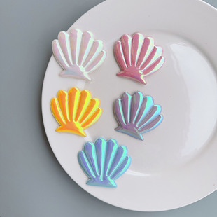 cross-border ocean series simulation shell accessories birthday baking card decoration accessories diy headwear accessories