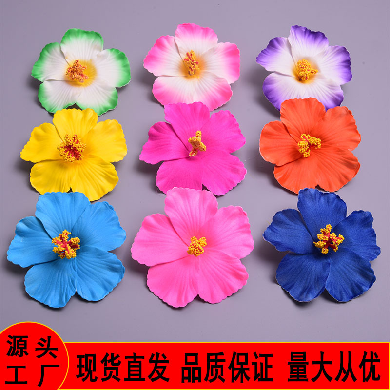 Simulation of the flower hair clip headdress EVA hair accessories fake flower hair clip 10cm simulation flower bride headdress DIY material