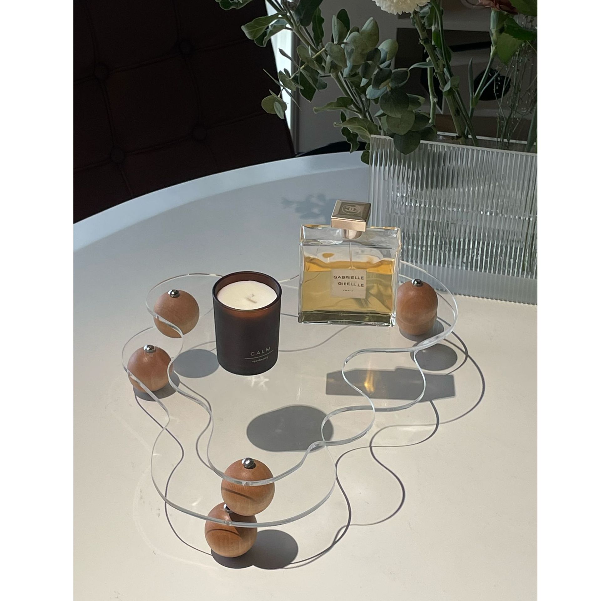 Cosmetic Tray with Accessories