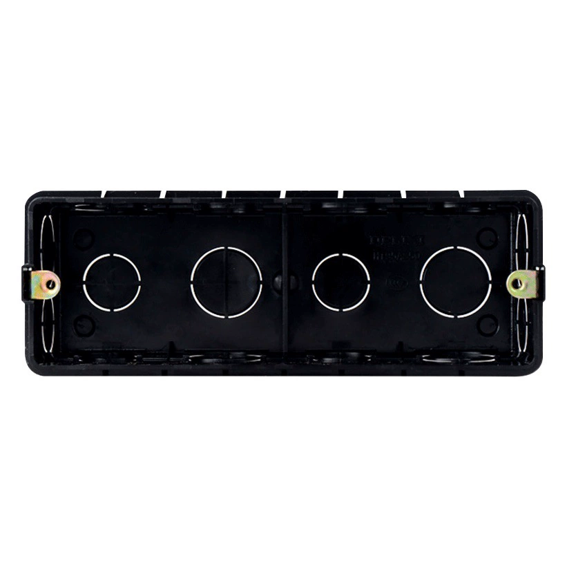 Delixi 118 Тип 86 Кассетная проволочная коробка Переключатель Гнездо Нижняя коробка Прямоугольная распределительная коробка Коробка для маскировки проводов