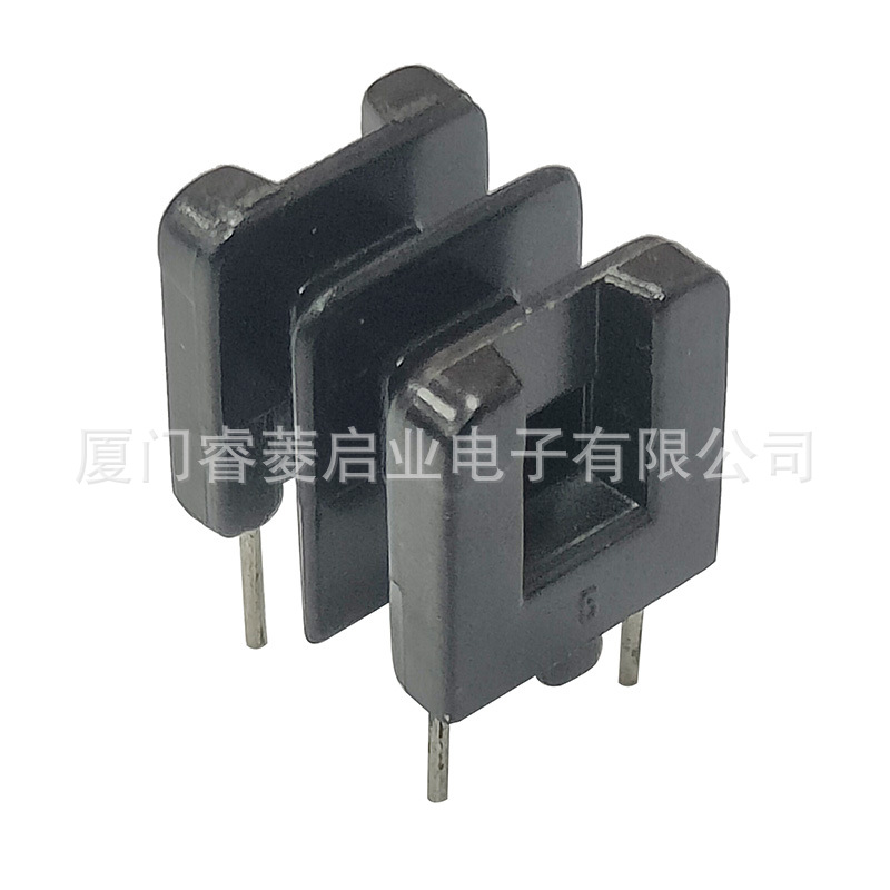 UU9.8 2槽 卧式 2+2 针距7.0 排距8.0 高12.2 变压器骨架厂家