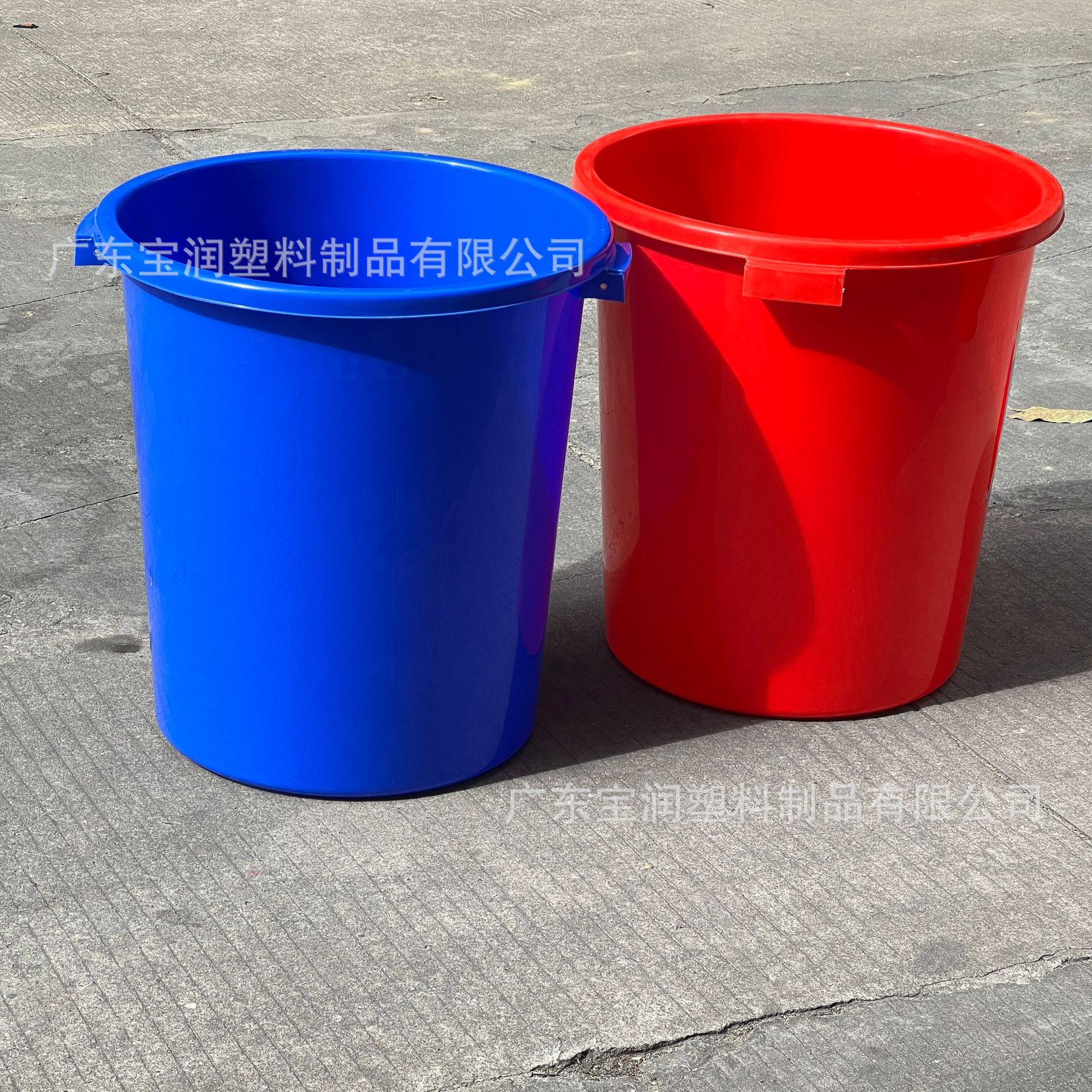 批发塑料水桶食品级圆桶 全新PE加厚带盖超大号手提桶 100L储水桶