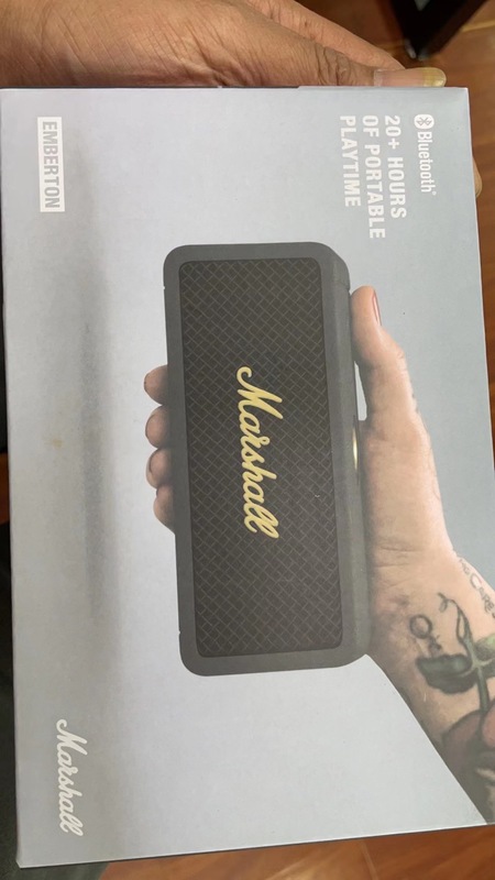 MARSHALL EMBERTONマーシャルポータブル無線bluetoothスピーカー家庭用屋外小型鋼砲を適用|undefined