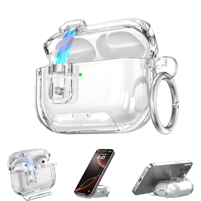 Apple, совместимый защитный чехол, наушники, прозрачная трубка, pro2