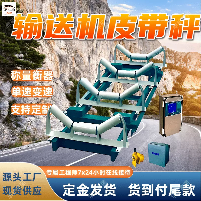 输送机通过式皮带秤 煤矿运输皮带输送秤 型号齐全输送带电子秤