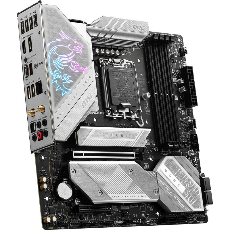 Материнская плата MPG B760M EDGE TI WIFI Blade Titanium DDR5 поддерживает CPU 1360