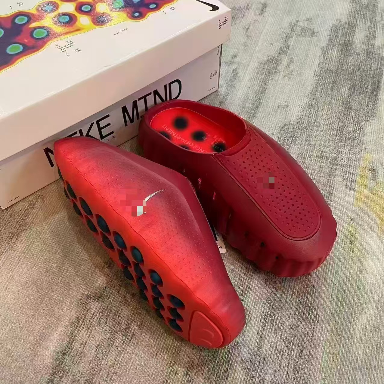 Nuevo modelo de calzado deportivo para exteriores Mind 001, popular, con masaje de partículas, suela gruesa, antideslizante, para aumentar la altura, informal, para caminar, para hombre y mujer.