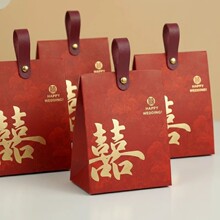 结婚喜糖盒新中式婚礼糖果伴手礼盒高级感小众回礼糖果包装喜糖袋