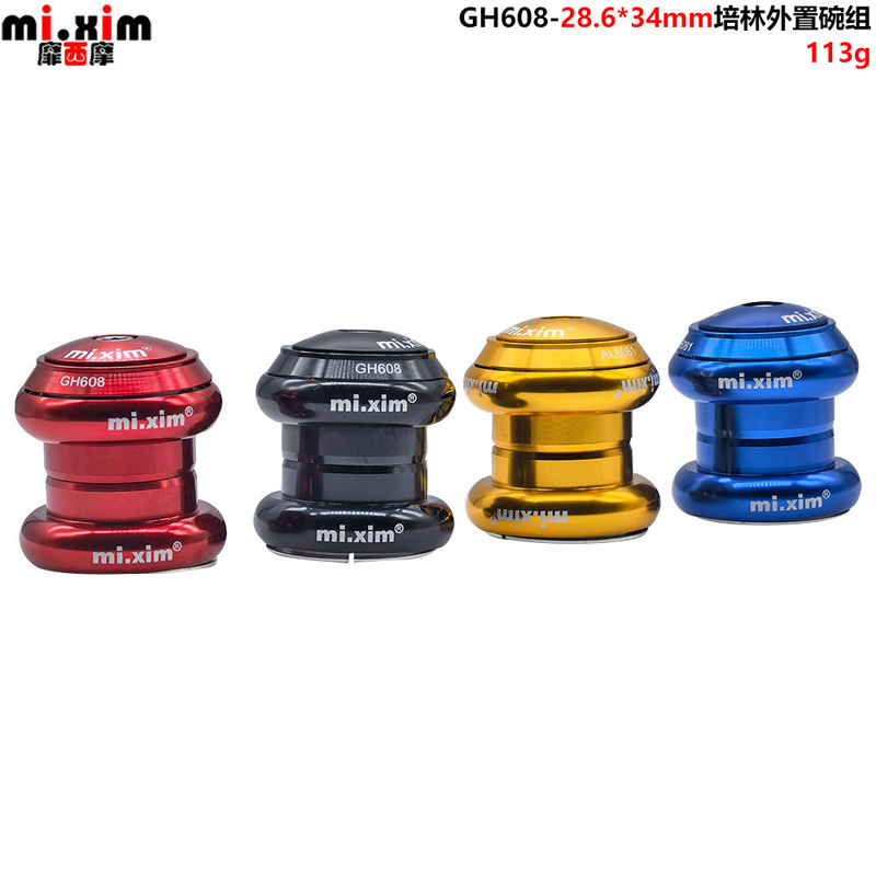 Mi.Xim Fixed Gear Bike, Bmx, Road Bike, Scooter Bearing, 34mm External Headset, Front Headset