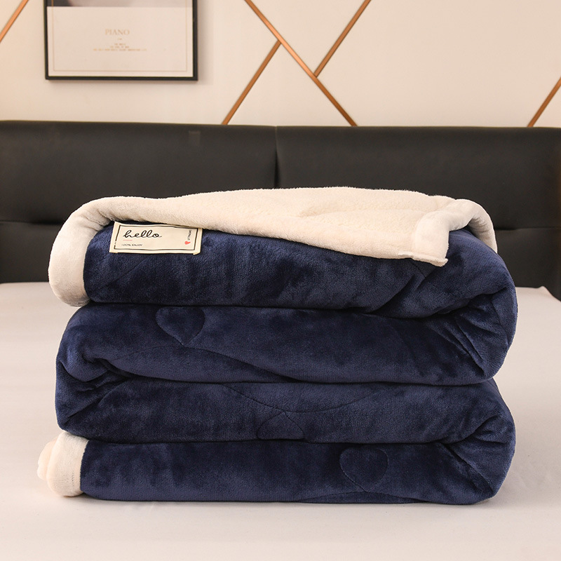 Flange mantas sofá de alto peso leche de cachemira de cordero mantas multifuncionales primavera y otoño mantas de siesta oficina