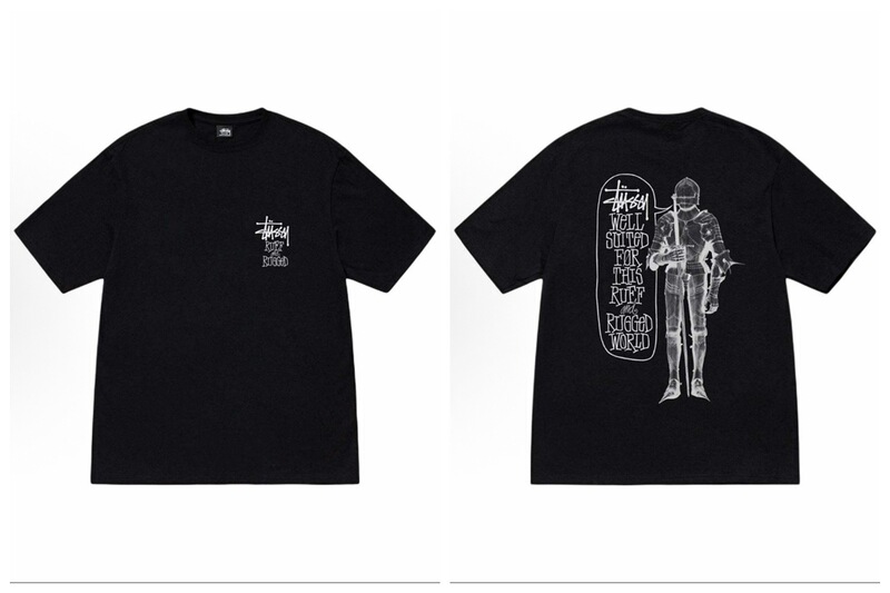 2025 新しい stussy ステューシー男性と女性の半袖 Tシャツ夏の男性と女性のルーズ 230 グラムヘビーウェイト高品質 Tシャツ|undefined