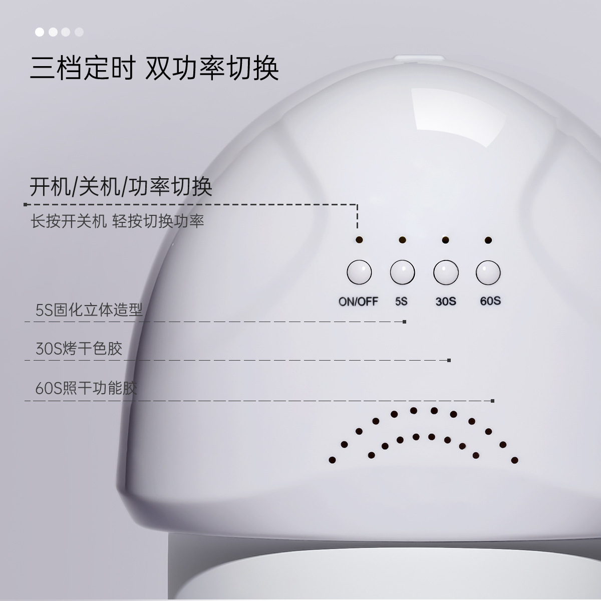 Lámpara de uñas máquina de fototerapia de secado rápido Sunone lámpara de hornear uñas pegamento LED iluminación secador versión USB