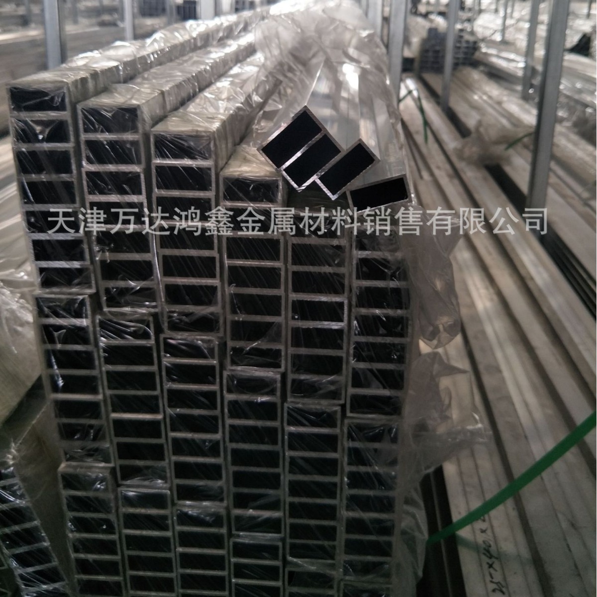 天津铝方管厂家，铝合金方矩管批发，120*120*7mm厚壁方管型材