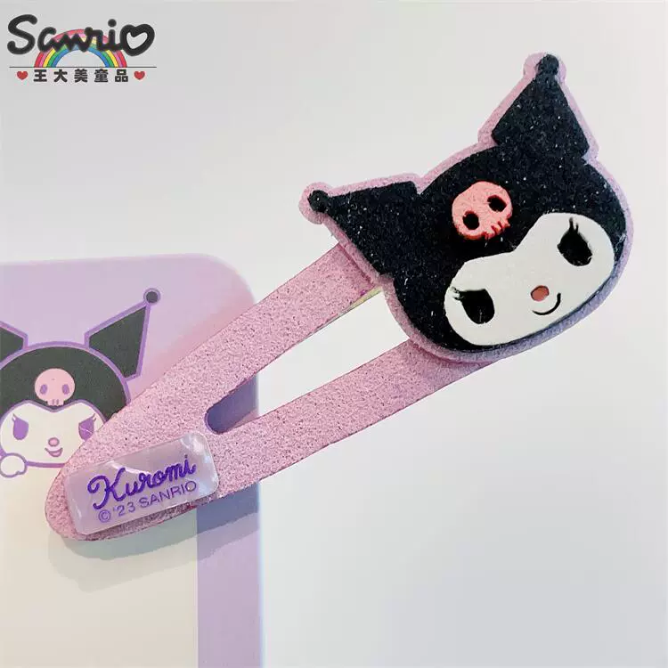 Hello Kitty, настоящий детский аксессуар для волос, милая высококачественная заколка для волос, челка
