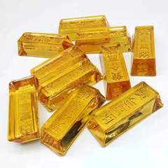 Supply of crystal gold bricks and gold bar ornaments, citrine festive wedding creative home decoration products
