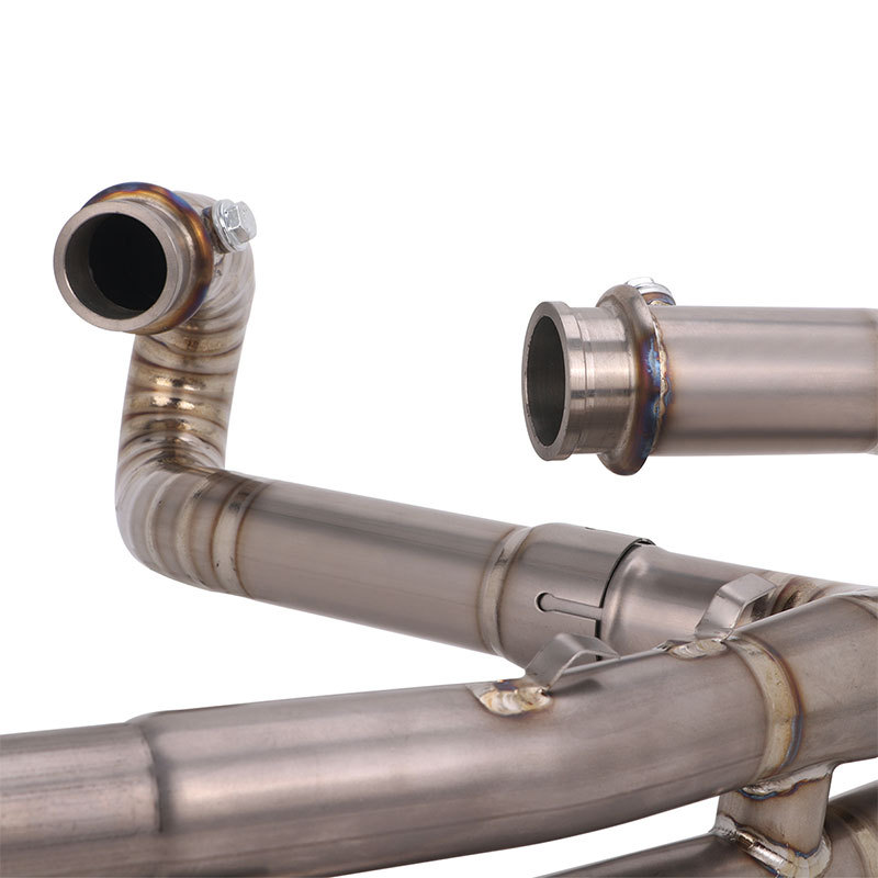 Suitable for Triumph Scrambler 900 motorcycle exhaust pipe modification, front and rear sections