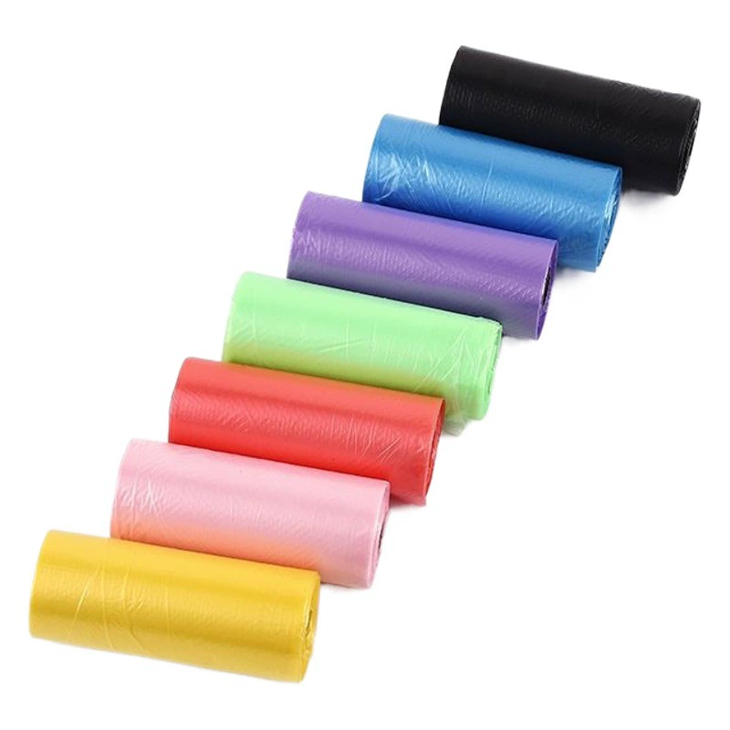 Производитель оптовая продажа мини-настольный автомобильный мешок для мусора для домашнего обихода цветной пластиковый пакет для домашних животных