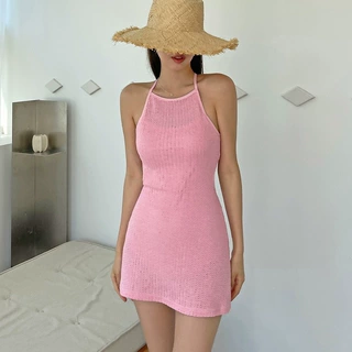 4色】新款韩版裙式泳衣女性感美背遮肚显瘦独立三角裤连体游泳装