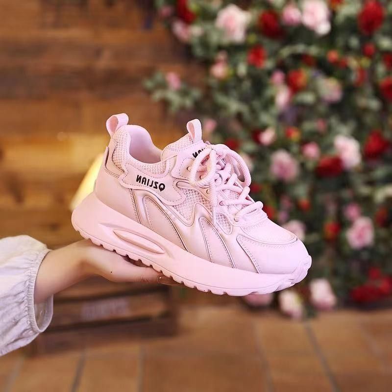 Zapatos Gump de verano de 2024 delgados zapatos casuales ultra suaves coreanos de moda para mujeres zapatos deportivos para mujeres