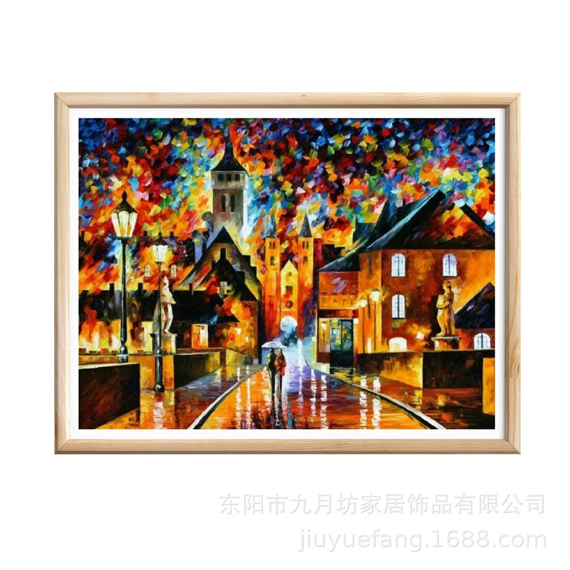 5D алмазная картина (diamond painting) 30×40 см, подсолнух/тигр/пейзаж, полный набор DIY