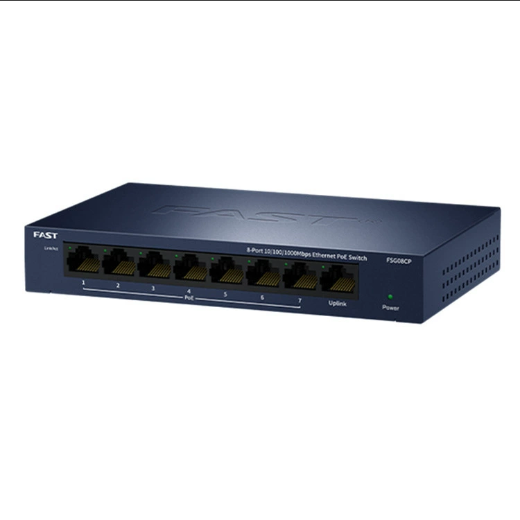 Swift FCS1508D-P 8-port full Gigabit PoE switch PoE power supply module high power 65W