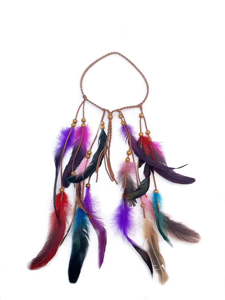 Colored hair rope