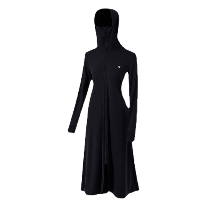 Vvc Long Sun Protection Clothing, Multi-Functional Sun Protection Windbreaker, Face Protection, Hooded, Long-Sleeved Outdoor Full-Body Sun Protection Outerwear S161