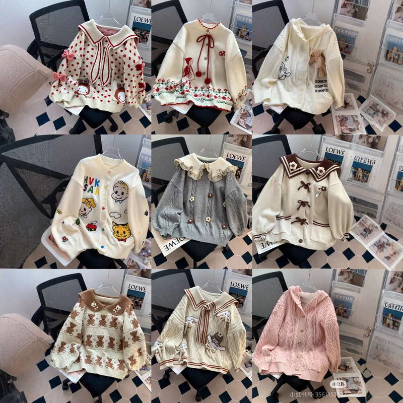 Thirteen Lines Autumn and Winter New Cashmere Sweaters and Knitwear Brand Discount Women's Clothing Clearance Stock Wholesale Supply