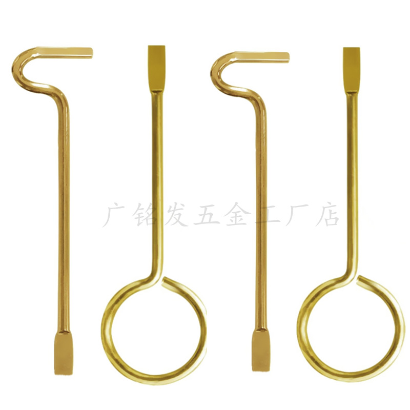 Cross-Border In-Stock Lock Accessories Suitable for Bedroom Interior Doors, Bathroom Emergency Keys, Latch Door Lock Keys