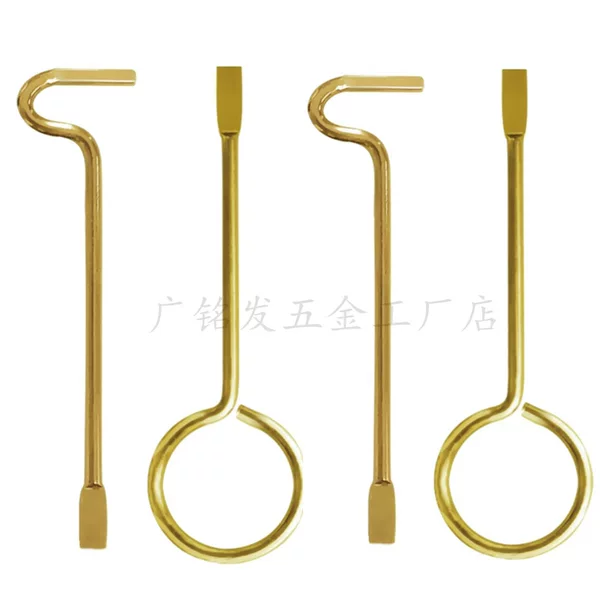 Cross-Border In-Stock Lock Accessories Suitable for Bedroom Interior Doors, Bathroom Emergency Keys, Latch Door Lock Keys